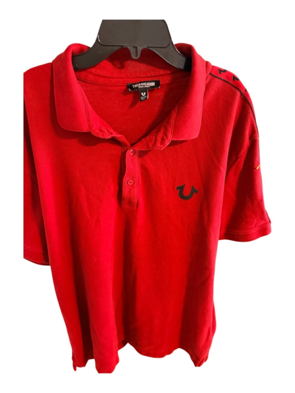 True Religion Red Polo Shirt